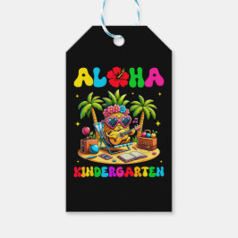 Aloha kleuterschool ananas hawaii terug naar schoo cadeaulabel