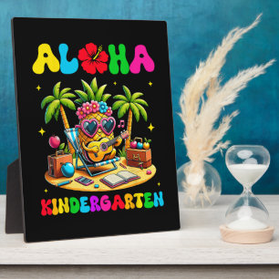 Aloha kleuterschool ananas hawaii terug naar schoo fotoplaat