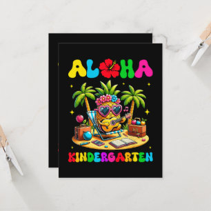 Aloha kleuterschool ananas hawaii terug naar schoo kaart