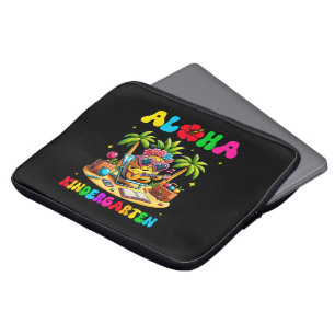 Aloha kleuterschool ananas hawaii terug naar schoo laptop sleeve