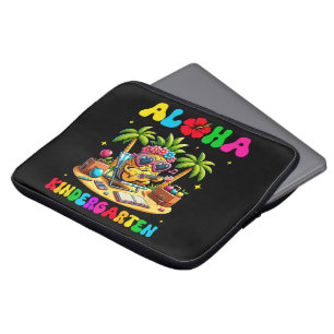 Aloha kleuterschool ananas hawaii terug naar schoo laptop sleeve