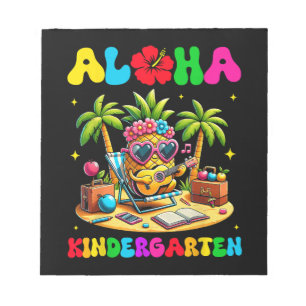 Aloha kleuterschool ananas hawaii terug naar schoo notitieblok