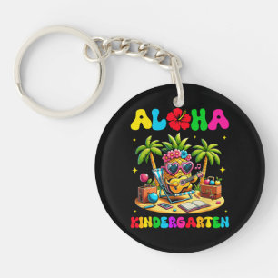 Aloha kleuterschool ananas hawaii terug naar schoo sleutelhanger