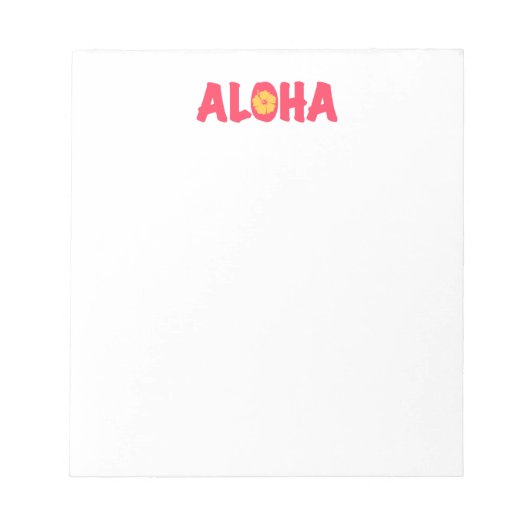 Aloha-laptop Notitieblok (Voorkant)