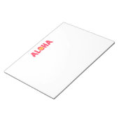 Aloha-laptop Notitieblok (Schuin)