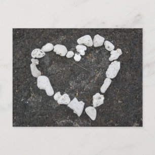 Aloha * Liefde * Koraal hart - ! Briefkaart