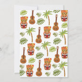 Aloha Luau Birthday Uitnodiging (Achterkant)