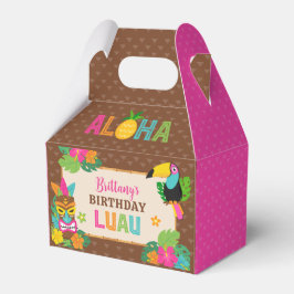 Aloha Luau Hawaiian Tropical Verjaardag Bedankdoosjes