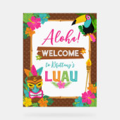 Aloha Luau Tropical Birthday Welcome (Recto)