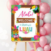 Aloha Luau Tropical Birthday Welcome