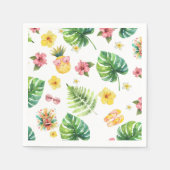 Aloha Luau Tropisch verjaardagsfeestje Servet (Voorkant)