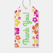 Aloha Luau verjaardagsfeestje Cadeaulabel (Voorkant)