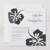 Aloha/Luau Wedding Invitations Kaart (Achterkant)