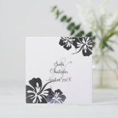 Aloha/Luau Wedding Invitations Kaart (Staand voorkant)