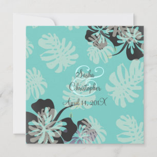Aloha/Luau Wedding Invitations Kaart