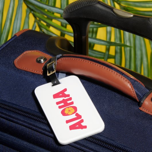 Aloha Luggage Tag Bagagelabel (Voorkant Insitu 1)
