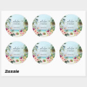 Aloha & Mahalo Tropical Beach | Dank U Ronde Sticker (Vel)