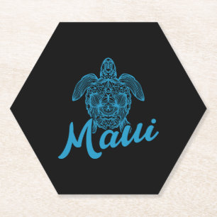 Aloha Maui Hawaiian Island Surfvakantie Kartonnen Onderzetters