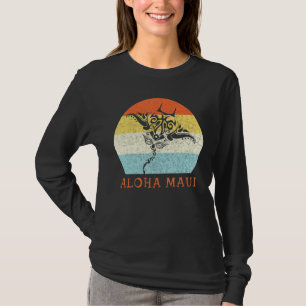 Aloha Maui Hawaiian Island Tribal Stingray T-shirt