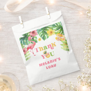 Aloha meisje zomer tropische Luau verjaardag dank Bedankzakje