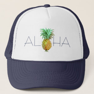 Aloha met PineApple  illustratie Trucker Pet