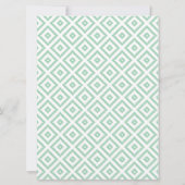 Aloha Mint/Peony Hawaiian Luau Shower Invitation (Dos)