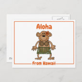 Aloha Monkey Briefkaart (Voorkant / Achterkant)
