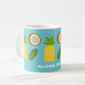 Aloha Nui Loa Hawaiiaanse ananas en kokosnoten Koffiemok (Voorkant links)