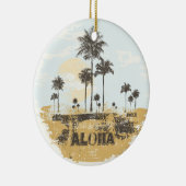 Aloha ornement tropical de Noël de palmiers (Droite)