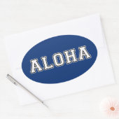 Aloha Ovale Sticker (Envelop)