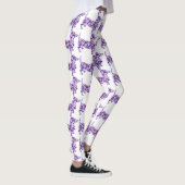 Aloha Paarse Dachshund Leggings (Rechts)