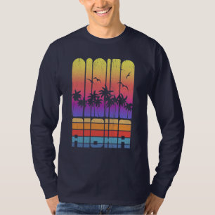 Aloha  Paarse strand T-shirt