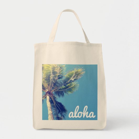 Aloha Palm Tote Bag (Voorkant)