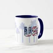 Aloha Palms USA Mugs (Devant droit)