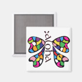 Aloha papillon aimant (Recto/Verso)