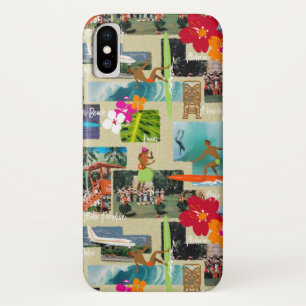 Aloha Paradise Hawaiian  Briefkaart iPhone X Hoesje