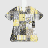 Aloha Patchwork Hawaiian Tropical Aloha Shirt Grey (devant)