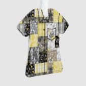 Aloha Patchwork Hawaiian Tropical Aloha Shirt Grey (devant)