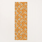 Aloha Patchwork Hawaiian Tropische Prints - Violet Yogamat (Achterkant)