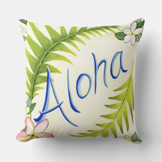 Aloha Pillow - Tropische piloot Kussen (Voorkant)