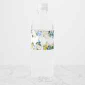 Aloha Pineapple Baby Shower Waterfles Etiket (Achterkant)