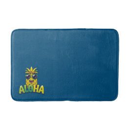 Aloha Pineapple Collectie Blauwgroen Badmat