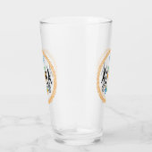 Aloha Pineapple Design - Coupe de verre 16oz (Droite)