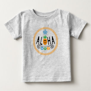 Aloha Pineapple Design - T-shirt Baby Fine Jersey