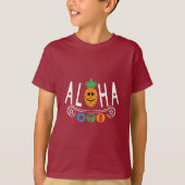 Aloha Pineapple Design - T-shirt de base pour enfa (Devant)