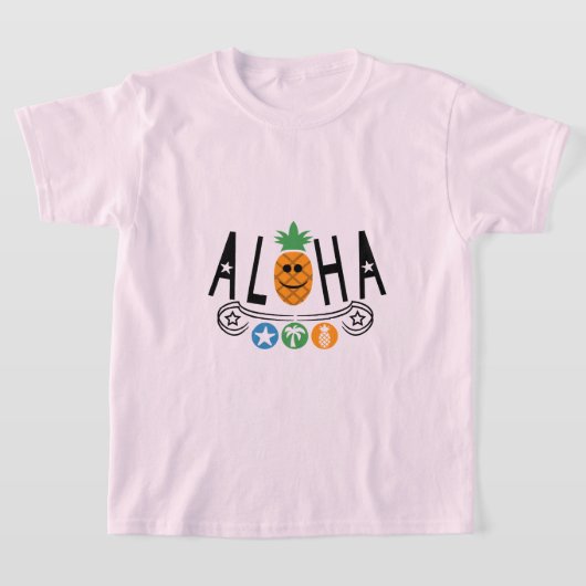 Aloha Pineapple Design - T-shirt de base pour fill (Poser)