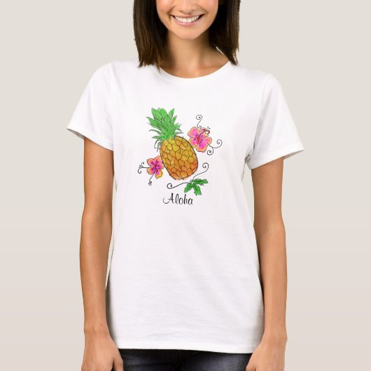 Aloha Pineapple | Shirt voor vrouwen (Voorkant)