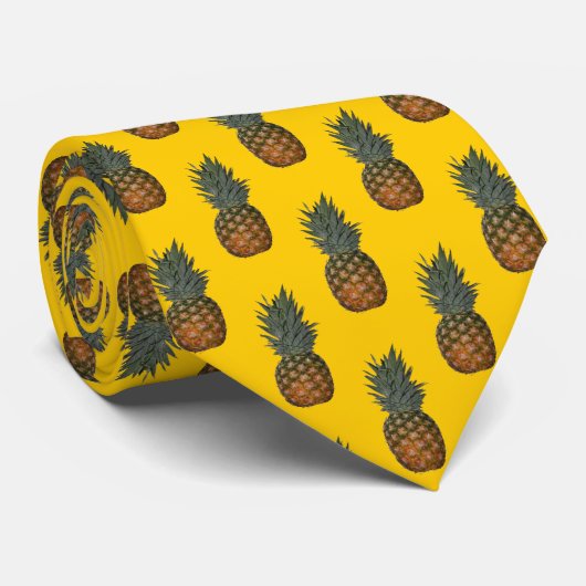 Aloha Pineapple Stropdas (Opgerold)