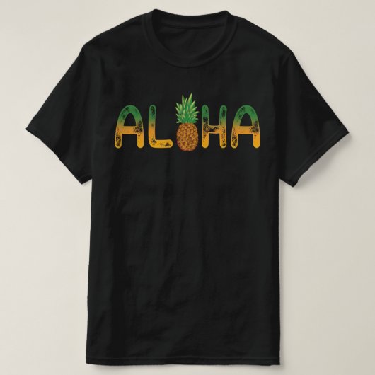 Aloha Pineapple T-shirt (Design voorkant)