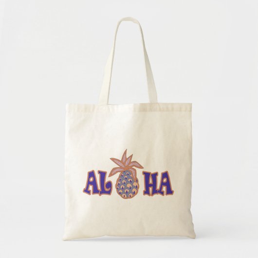 ALOHA PINEAPPLE TOTE BAG (Voorkant)